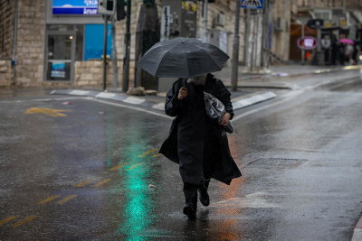 אירוע גשם חריג וחסר תקדים צפוי ממוצאי שבת, חשש להצפות במרכז