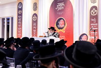 האדמו"ר מסאטמר במעמד שקל הטהור