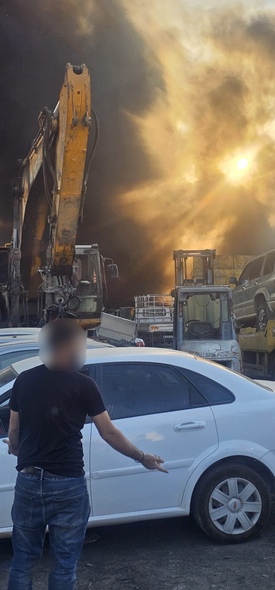 תיעוד ה'הכנות' וממעצרו של החשוד