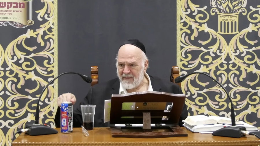 המגיד הליטאי הרב ברוך רוזנבלום בשיעור לפרשת כי תבוא