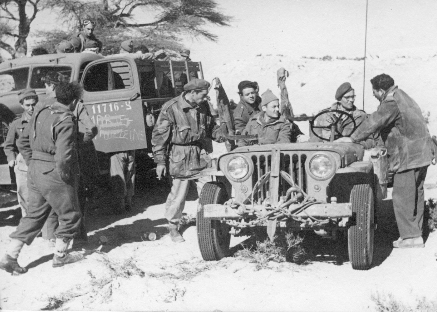 לוחמי מח"ל במהלך מבצע חורב, 1948