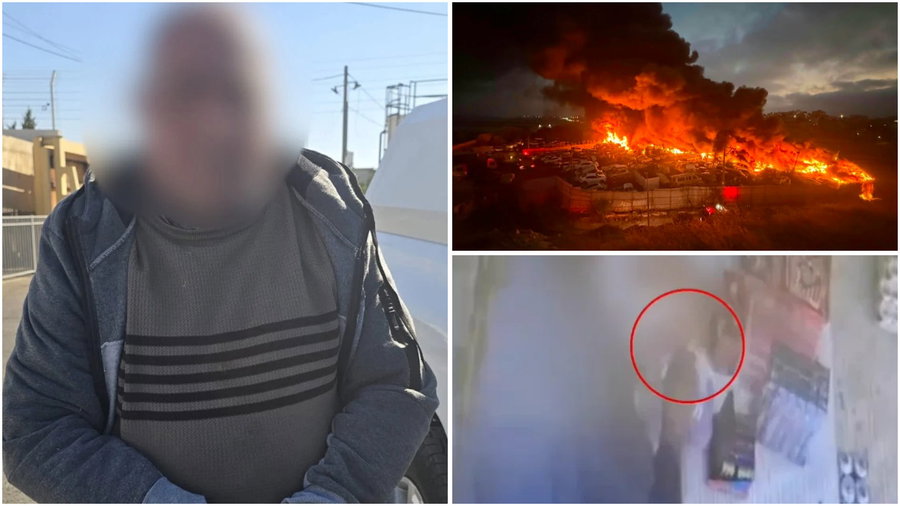 שריפת הענק במוצ"ש בחברון: המצית, המניע ודרכי הפעולה | ערבי נתפס במצלמות