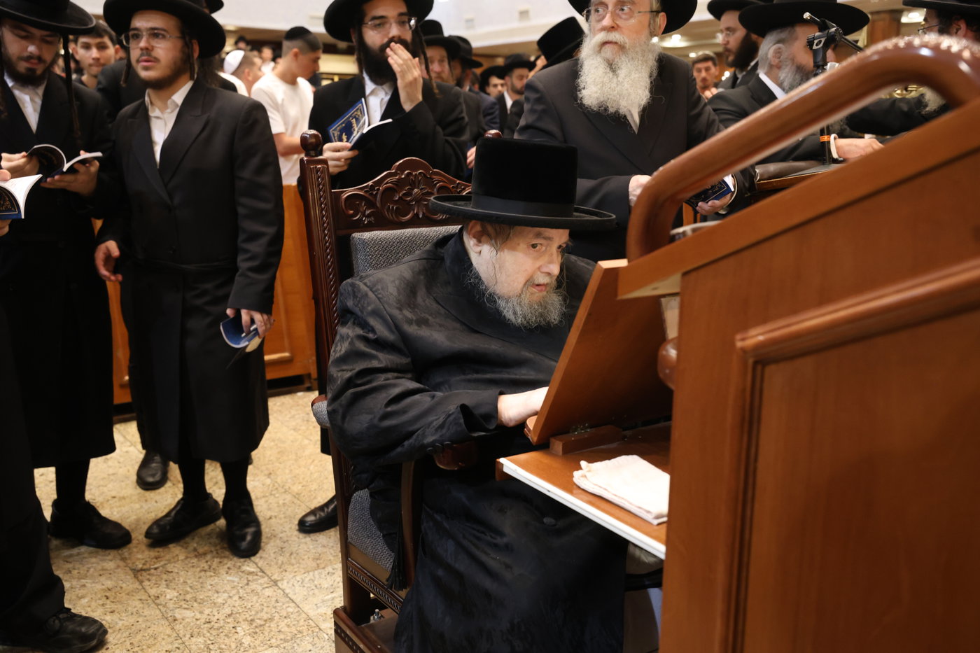 הגר"י יוסף והגרי"ד גרוסמן בבעלזא