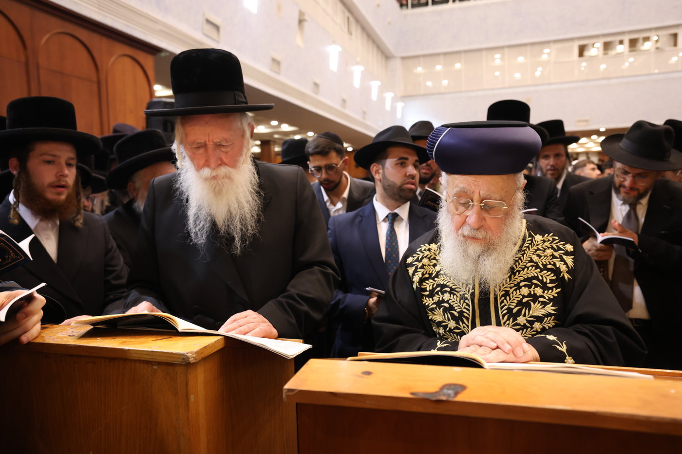 הגר"י יוסף והגרי"ד גרוסמן בבעלזא