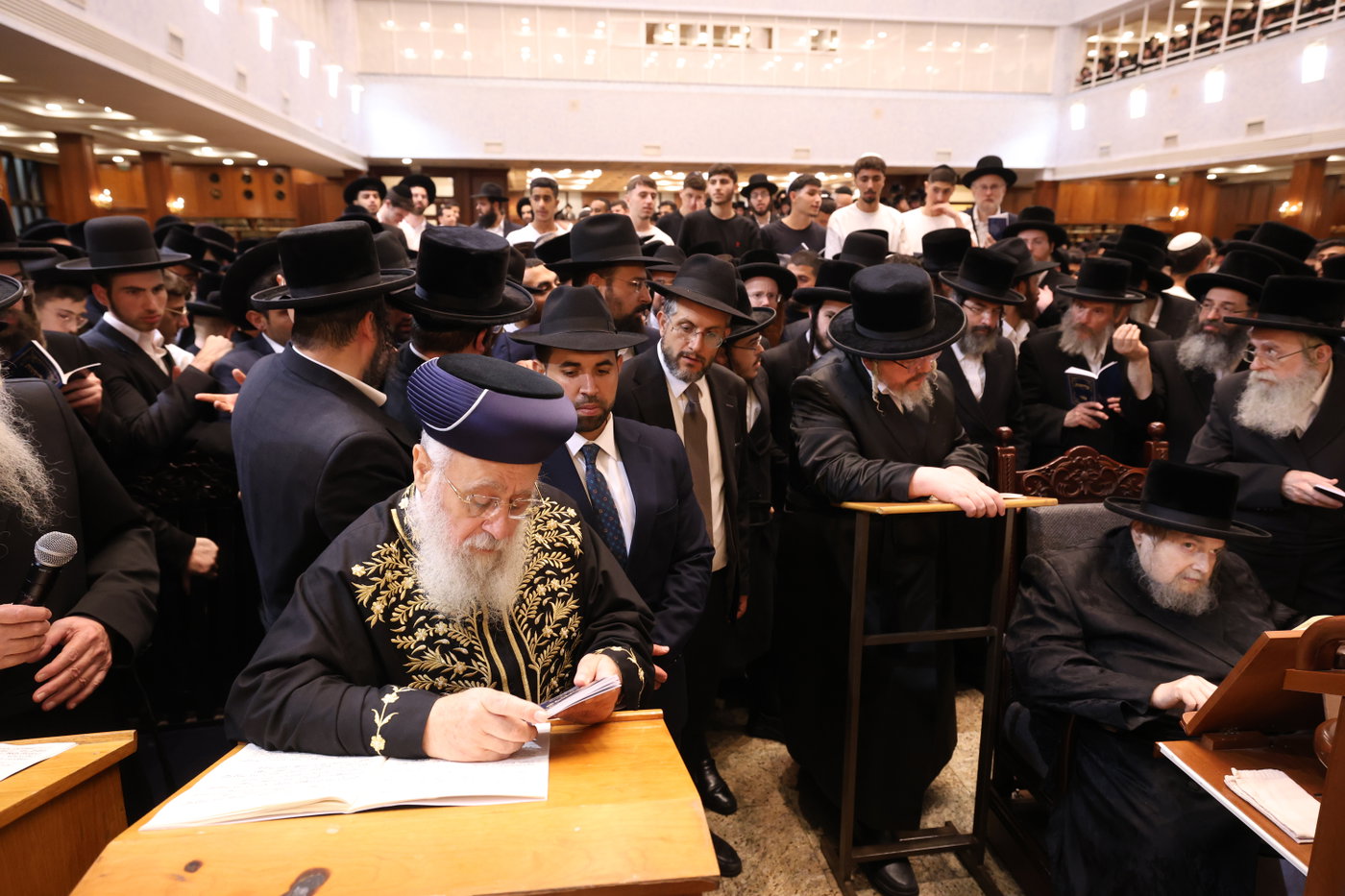 הגר"י יוסף והגרי"ד גרוסמן בבעלזא