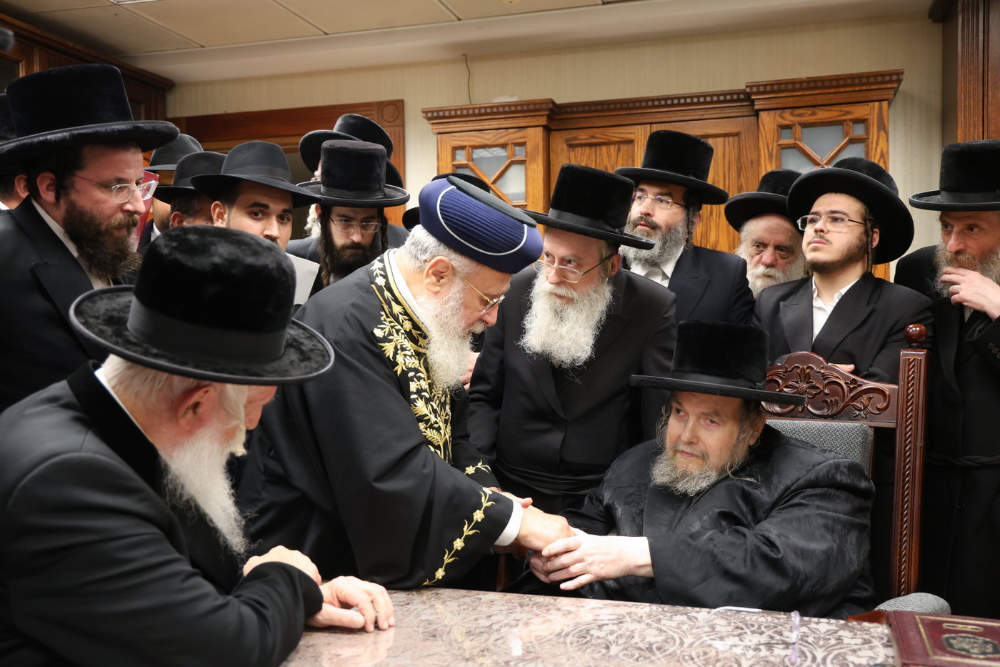 הגר"י יוסף והגרי"ד גרוסמן בבעלזא