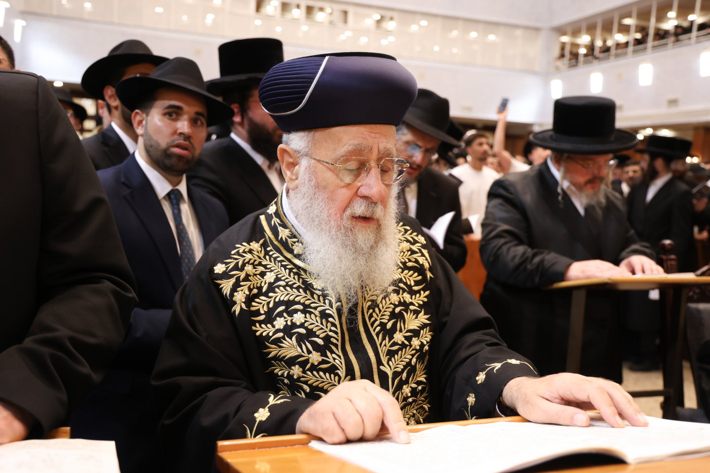 הגר"י יוסף והגרי"ד גרוסמן בבעלזא