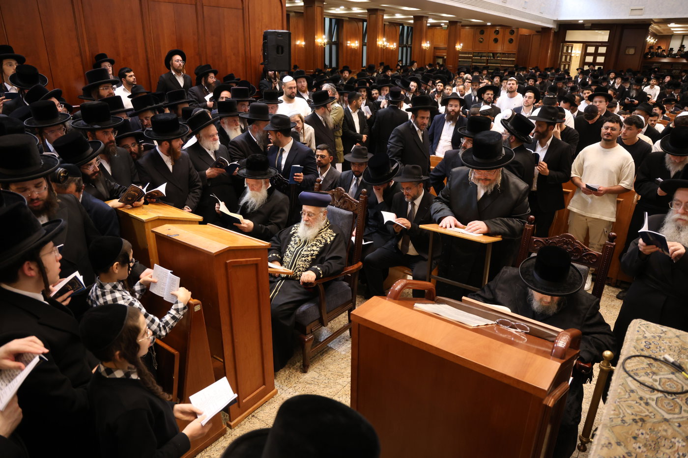 הגר"י יוסף והגרי"ד גרוסמן בבעלזא