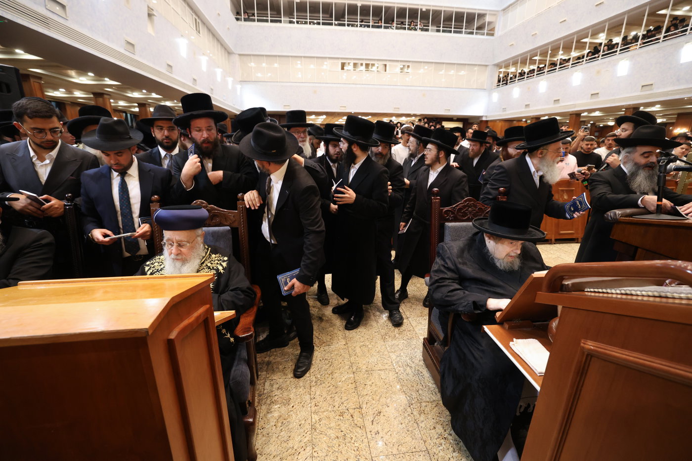 הגר"י יוסף והגרי"ד גרוסמן בבעלזא