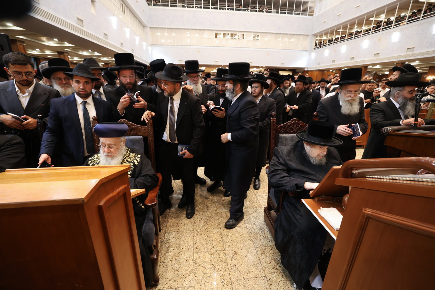 הגר"י יוסף והגרי"ד גרוסמן בבעלזא