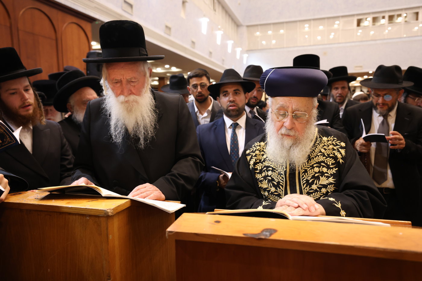 הגר"י יוסף והגרי"ד גרוסמן בבעלזא
