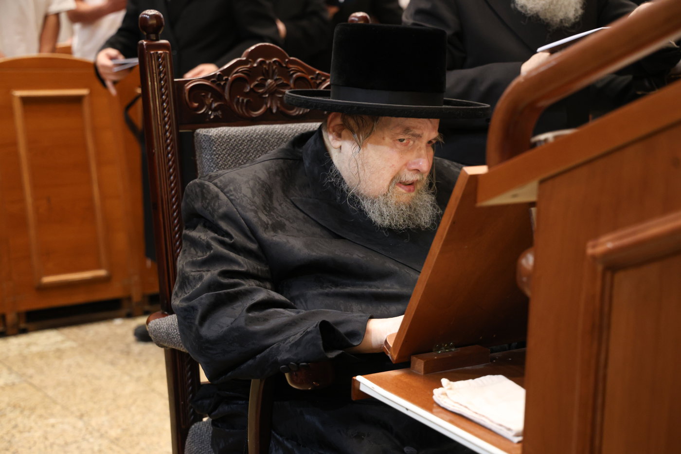 הגר"י יוסף והגרי"ד גרוסמן בבעלזא