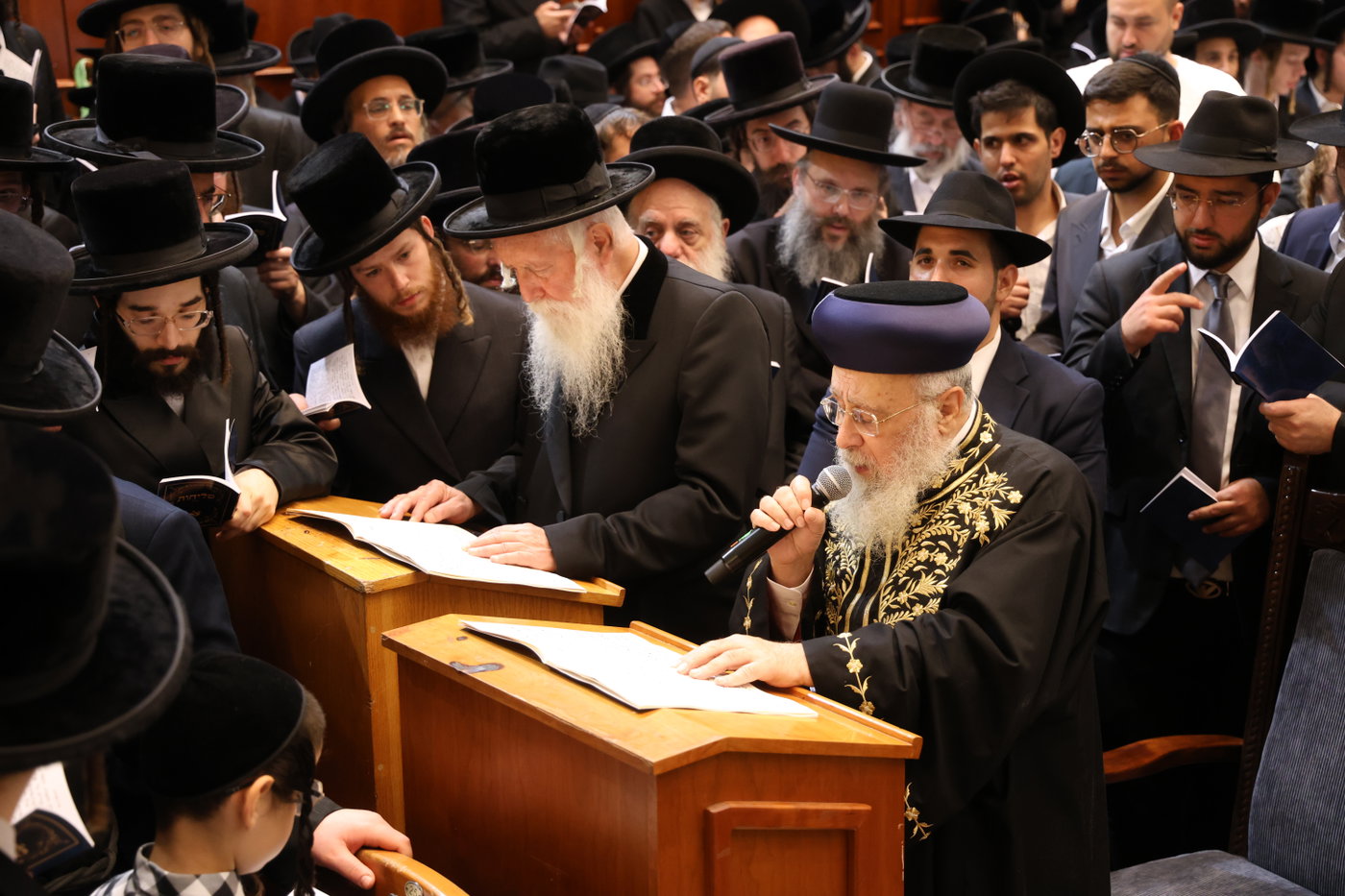 הגר"י יוסף והגרי"ד גרוסמן בבעלזא