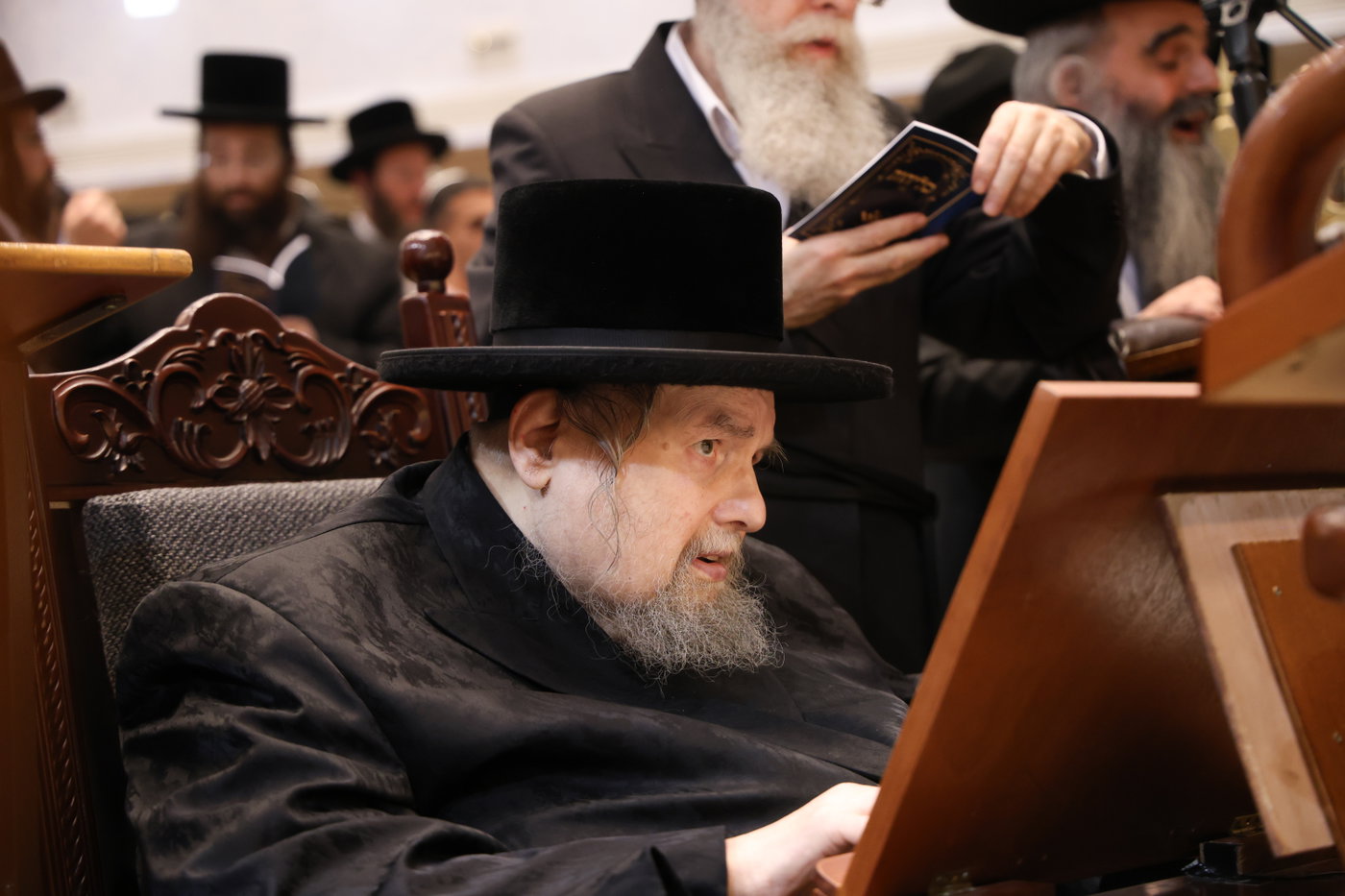 הגר"י יוסף והגרי"ד גרוסמן בבעלזא