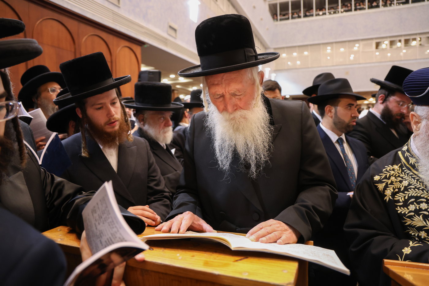 הגר"י יוסף והגרי"ד גרוסמן בבעלזא