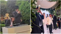 עם מוטי שטיינמץ - ובהפרדה: עומר אדם התחתן אמש באיטליה | תיעוד מרגש