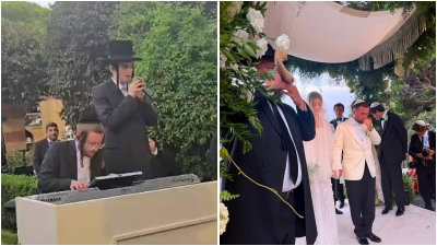 עם מוטי שטיינמץ - ובהפרדה: עומר אדם התחתן אמש באיטליה | תיעוד מרגש