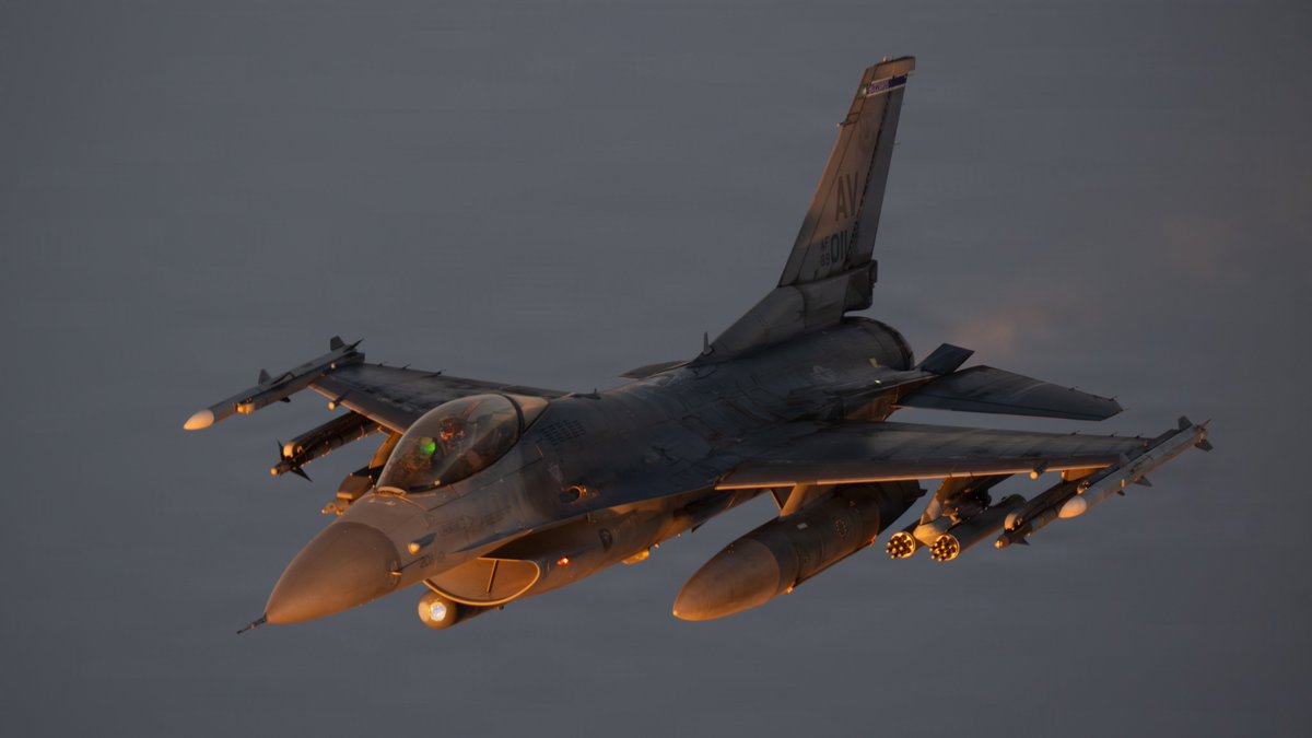 מטוס קרב F-16CJ של חיל האוויר האמריקאי