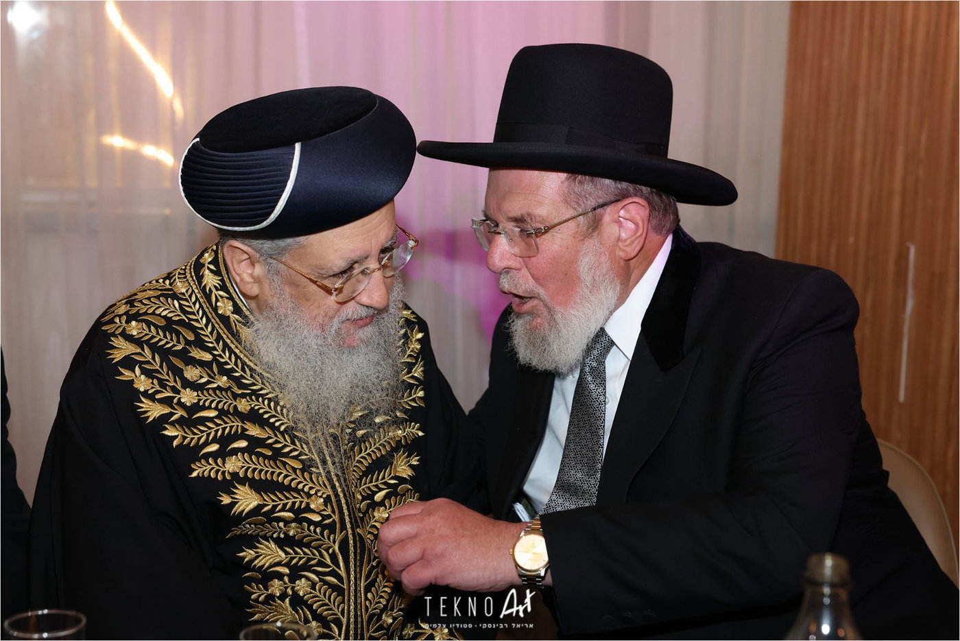 חבר הכנסת החרדי חיתן את בתו עם הבחור מ'חברון'; הברנז'ה התייצבה | תיעוד