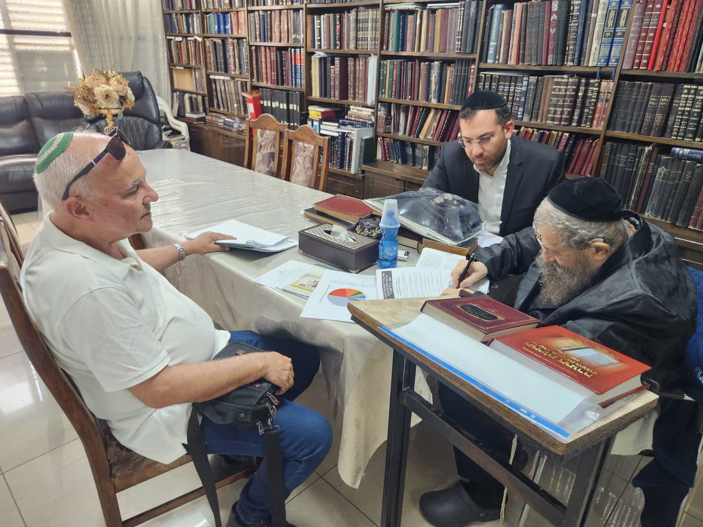 הגר״מ בן שמעון רבה של ב״ב חותם