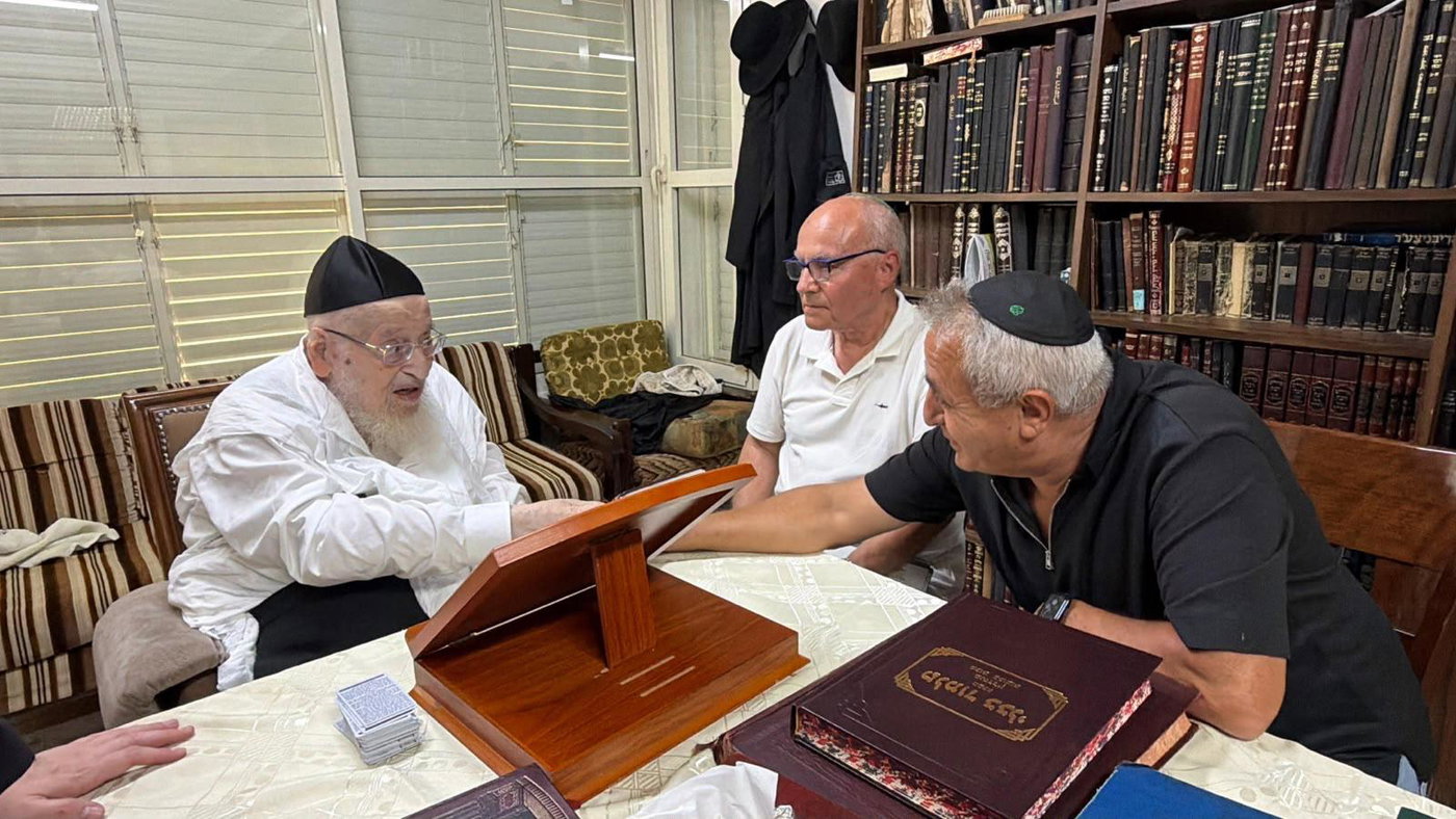 בבית הגרמ״צ ברגמן