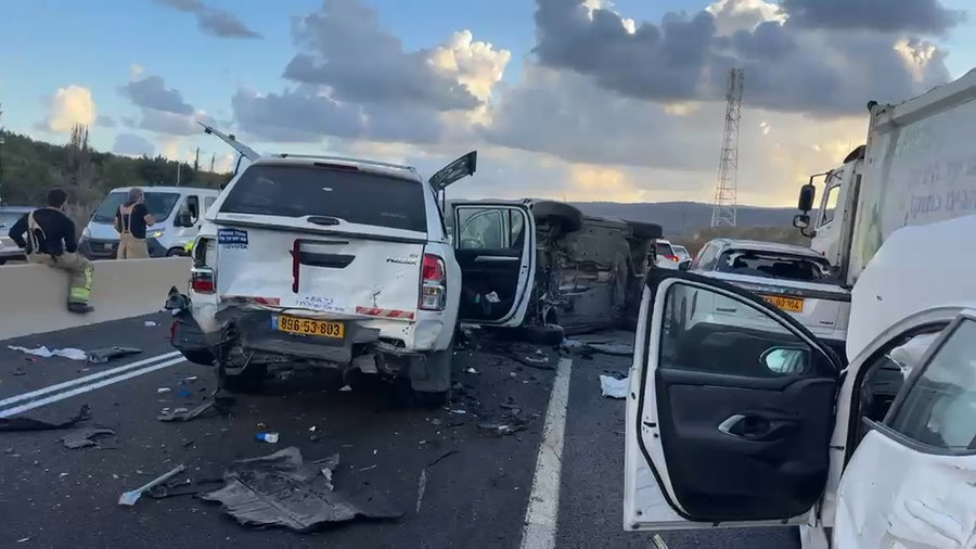 זירת התאונה הקטלנית