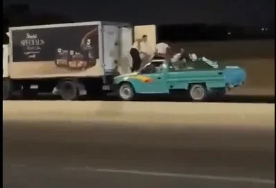 הנהגים היו בהלם: כנופיית שודדים שדדה משאית נוסעת