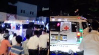 עם אמבולנס של "הצלב האדום": קבלת פנים כמו חטוף לאסיר עולם התורה | צפו
