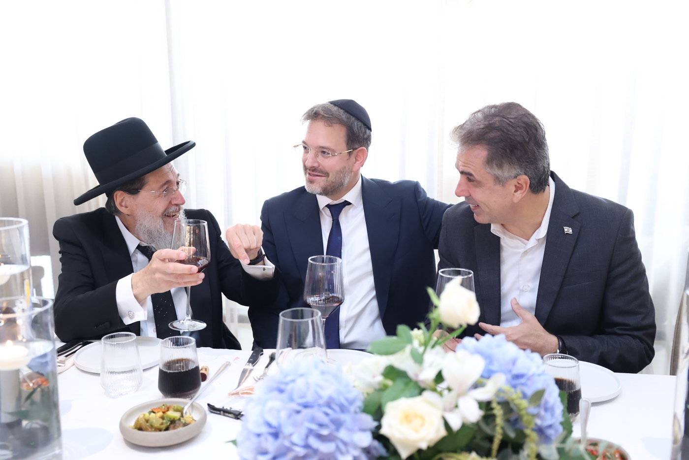 שמחת הברית לבנו של הסופר ואיש התקשורת שלמה קוק