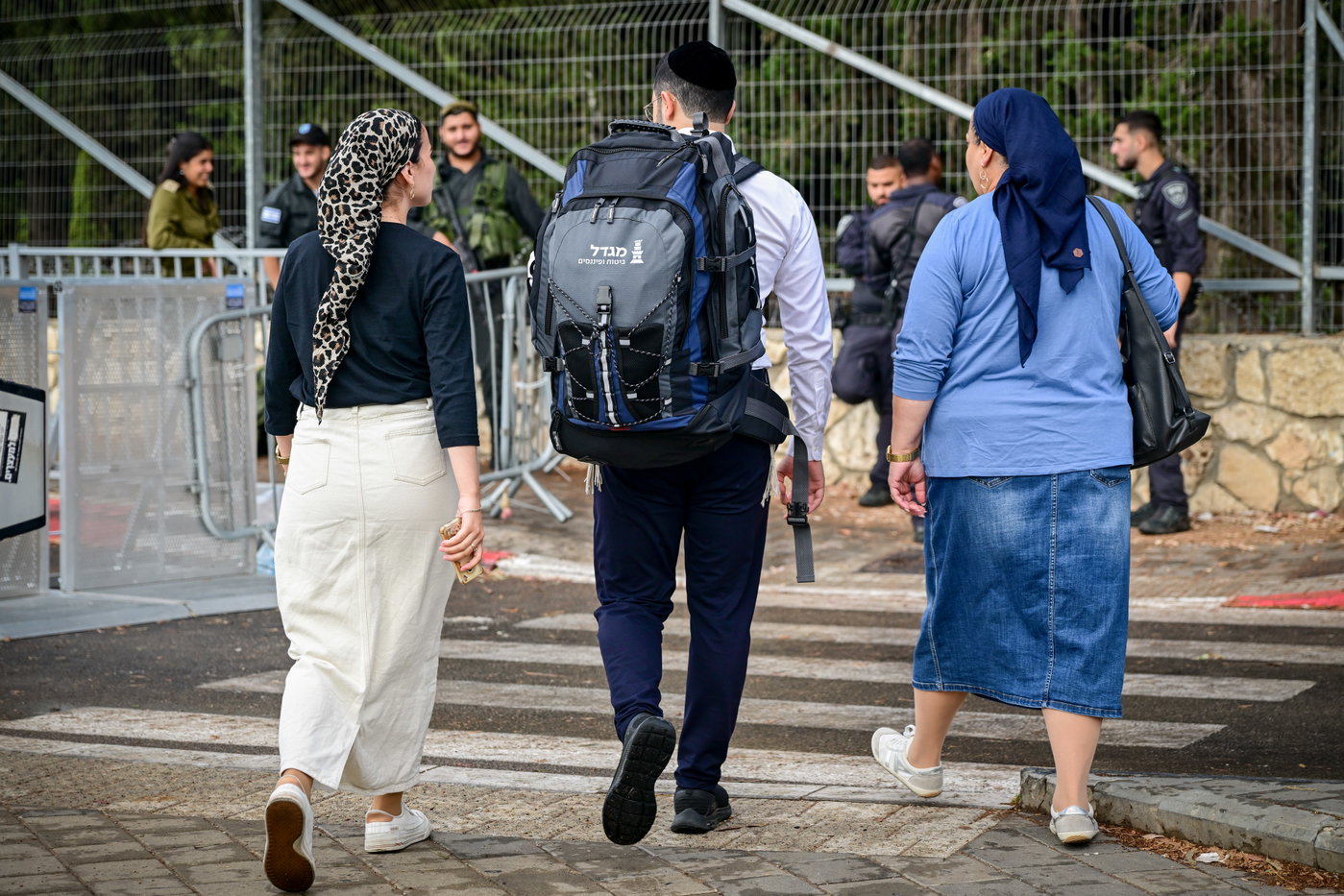 ההפגנה ליד לשכת הגיוס תל השומר