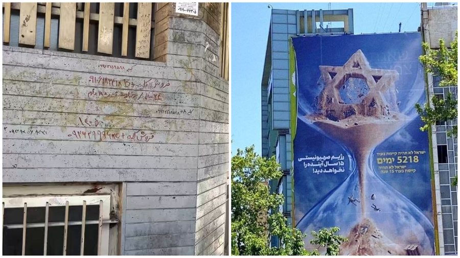 כליות למכירה: מספרים טלפון על קירות בית החולים בטהרן