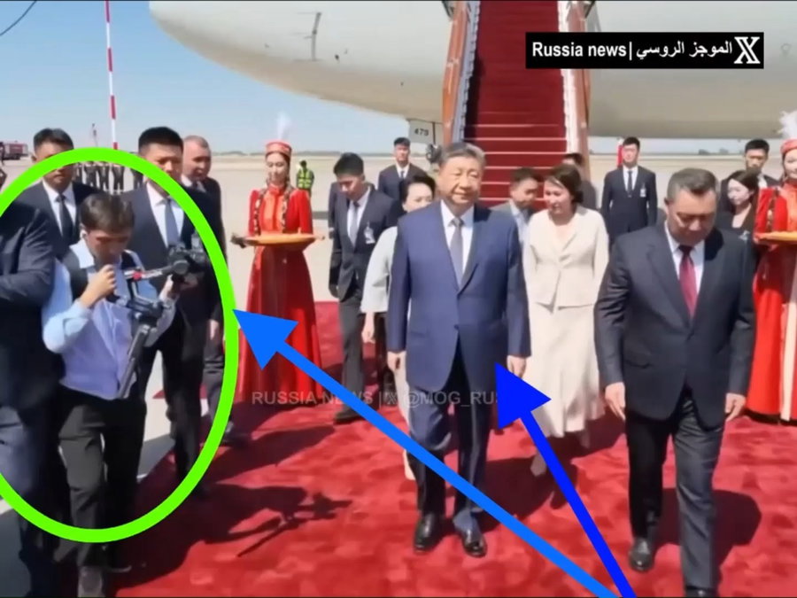 פאניקה בשידור: צלם ניסה להתקרב לשי - והותקף באלימות