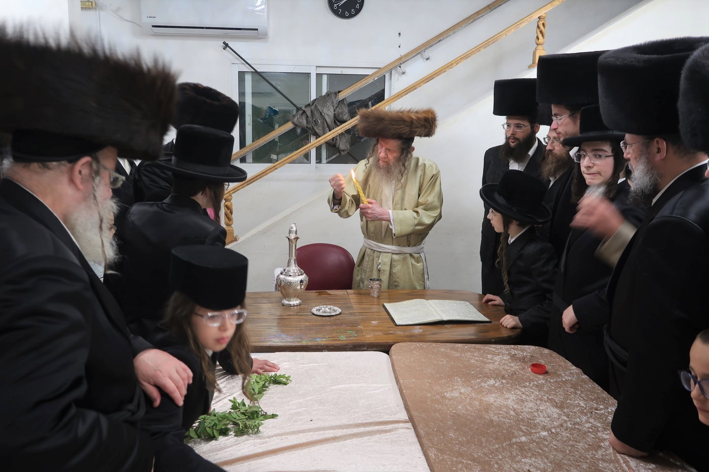 האדמו"ר מלעלוב ניקלשבורג מוצש"ק בעיר ערד