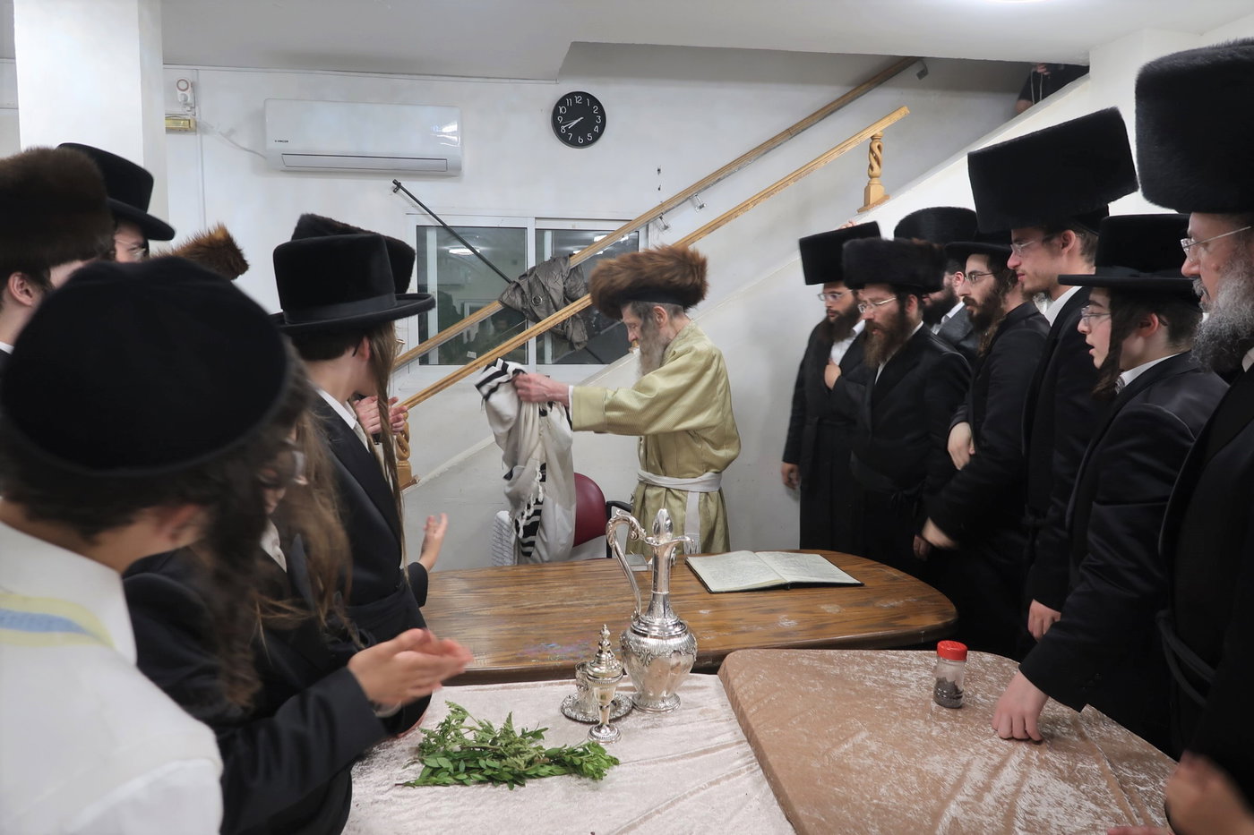 האדמו"ר מלעלוב ניקלשבורג מוצש"ק בעיר ערד