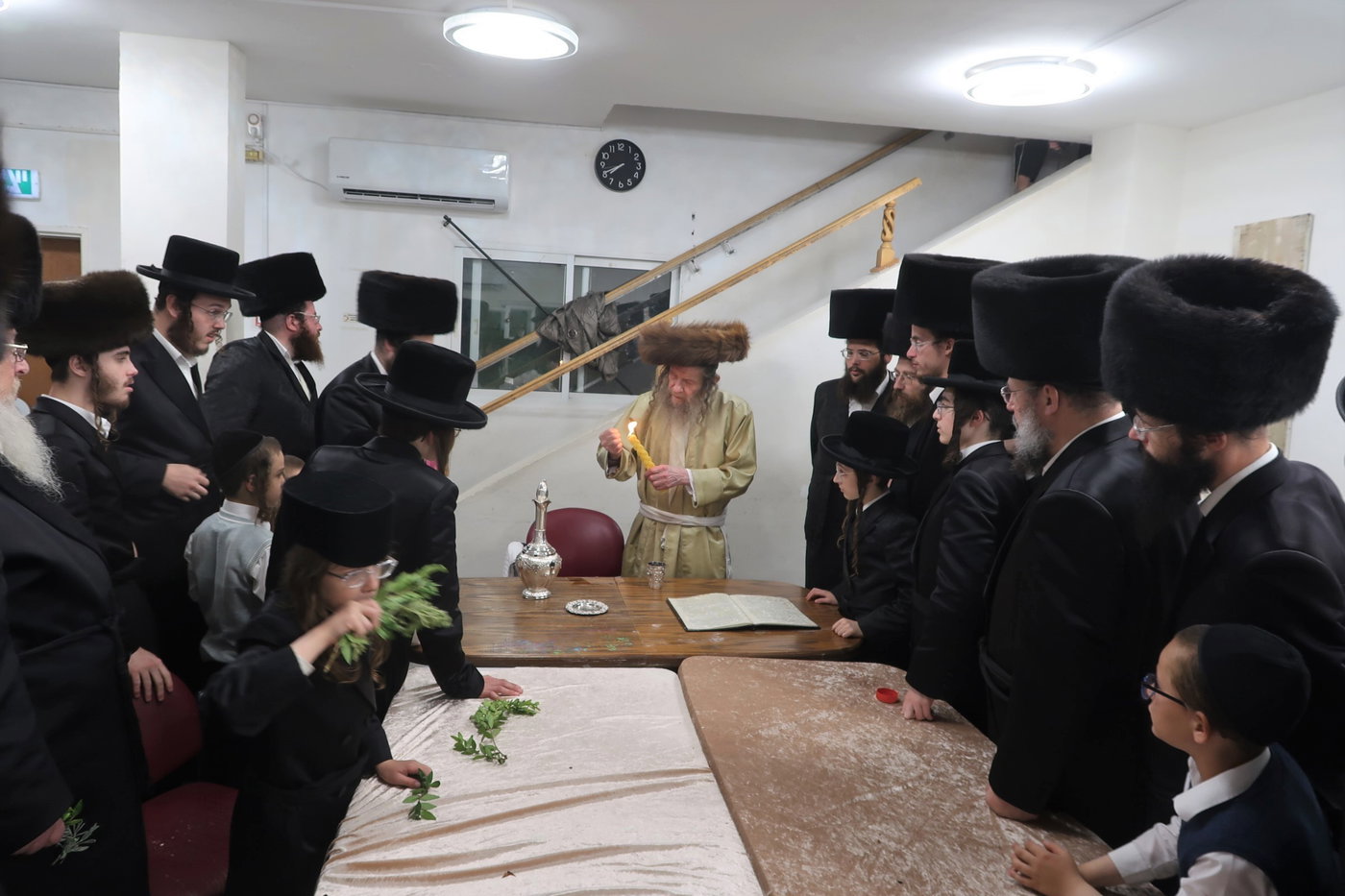 האדמו"ר מלעלוב ניקלשבורג מוצש"ק בעיר ערד