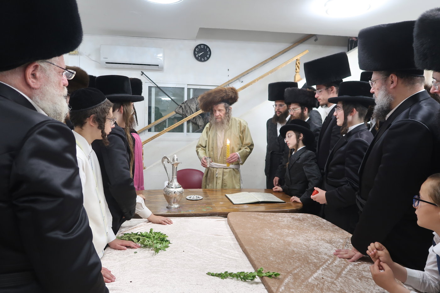 האדמו"ר מלעלוב ניקלשבורג מוצש"ק בעיר ערד