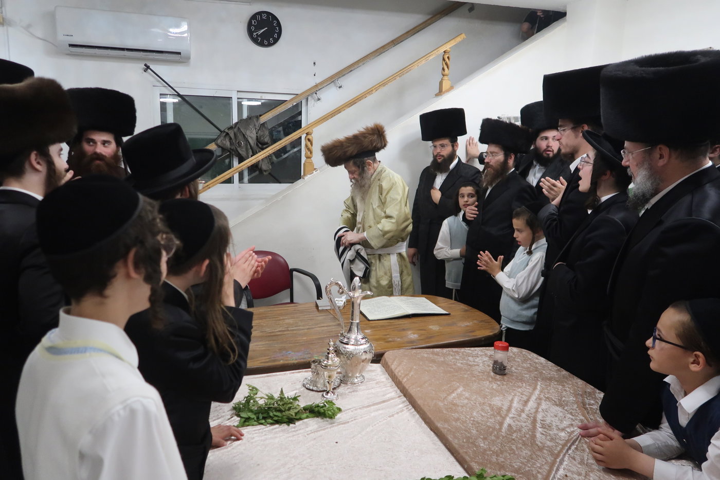 האדמו"ר מלעלוב ניקלשבורג מוצש"ק בעיר ערד