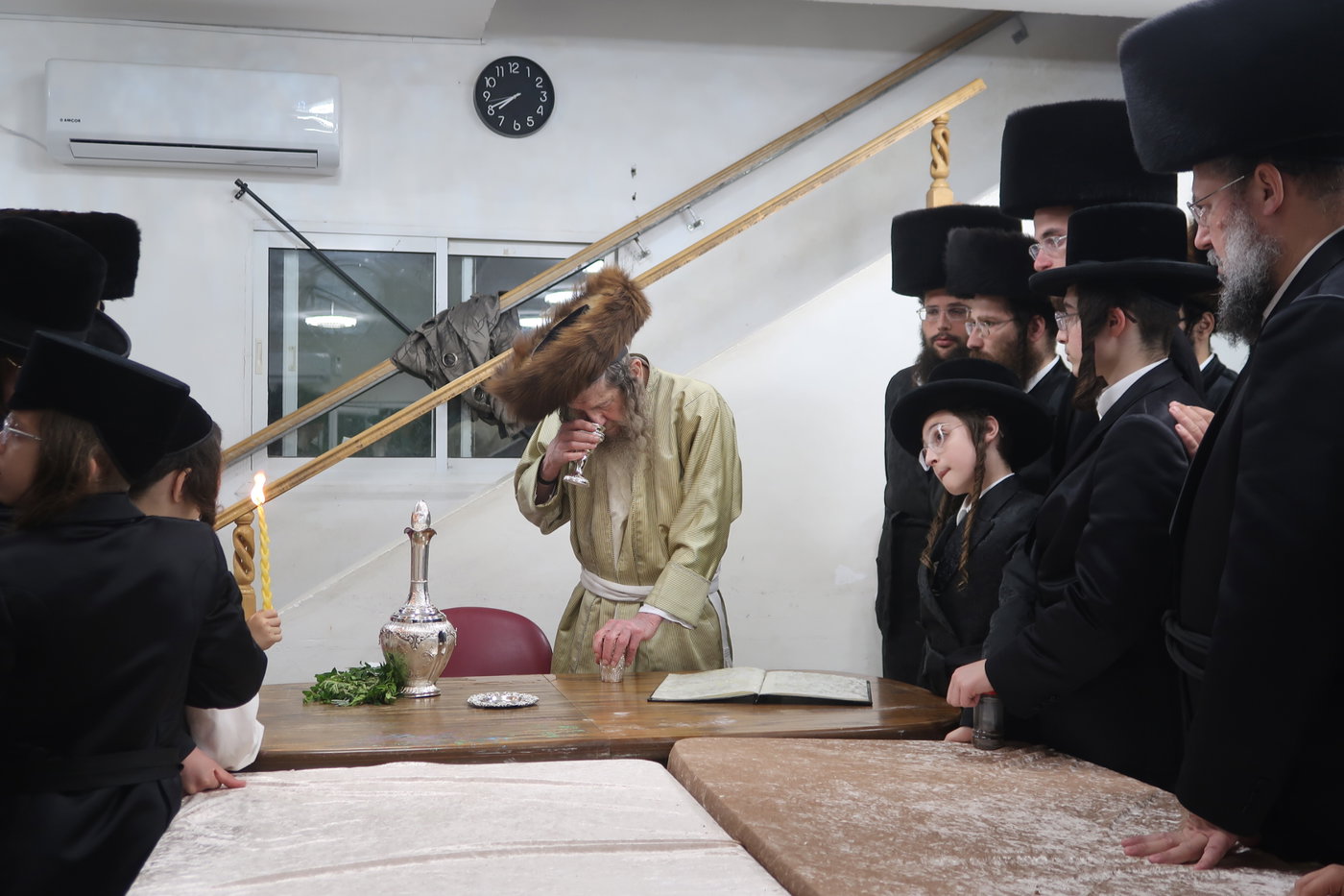 האדמו"ר מלעלוב ניקלשבורג מוצש"ק בעיר ערד