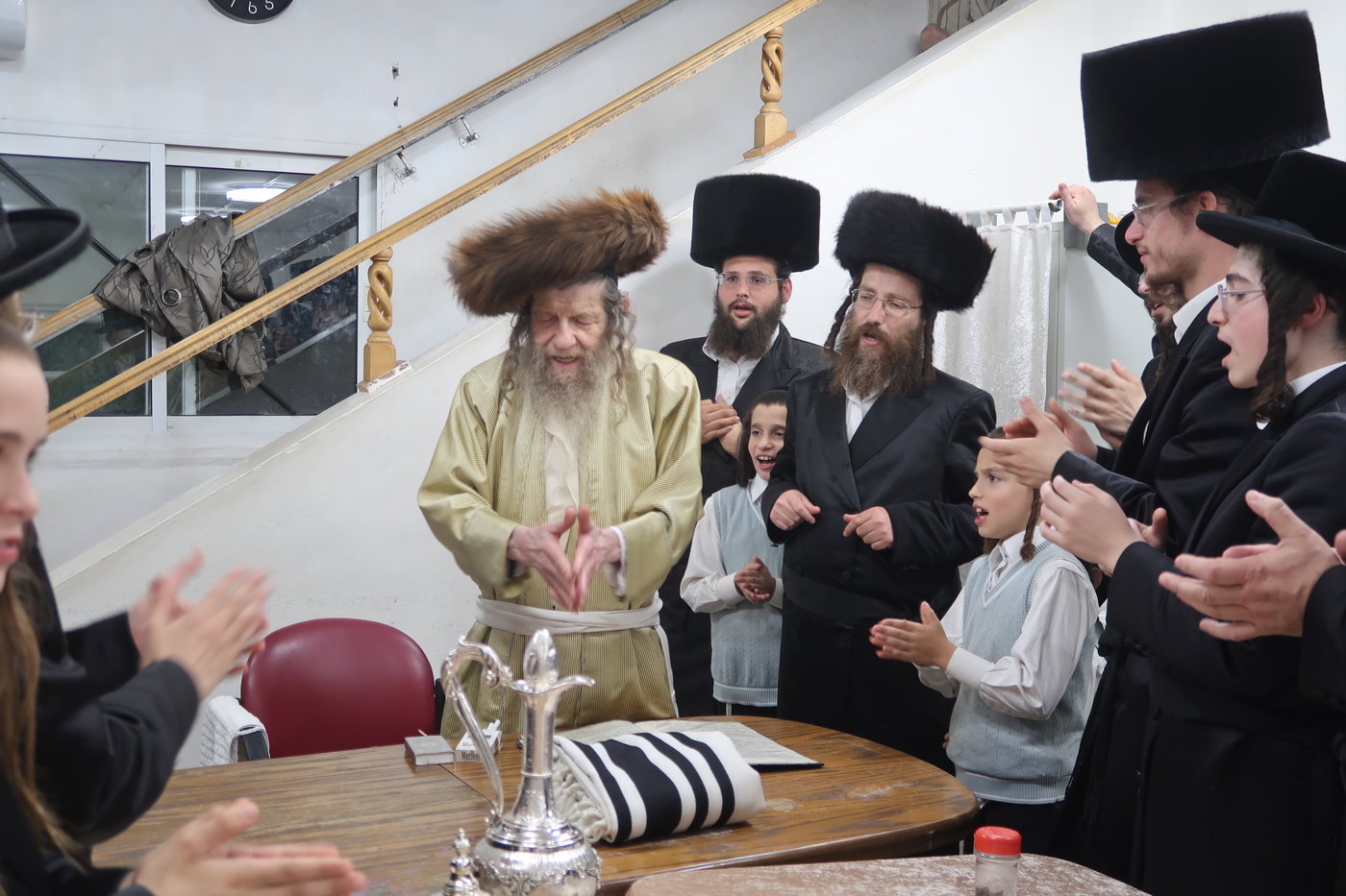 האדמו"ר מלעלוב ניקלשבורג מוצש"ק בעיר ערד