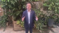 השר התייצב מול המצלמה והסביר: זו תופעת הטבע שגרמה למחסור במים