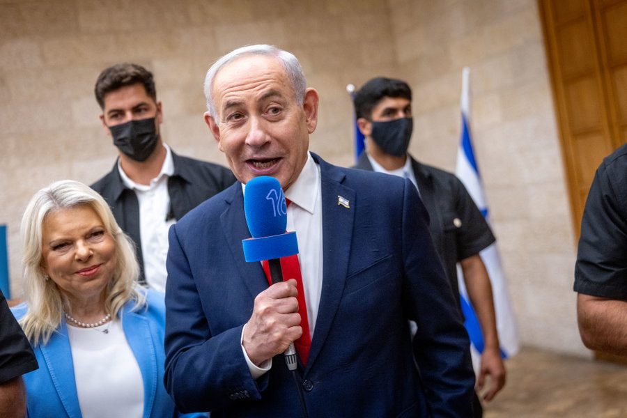 ראש הממשלה בנימין נתניהו ורעייתו שרה