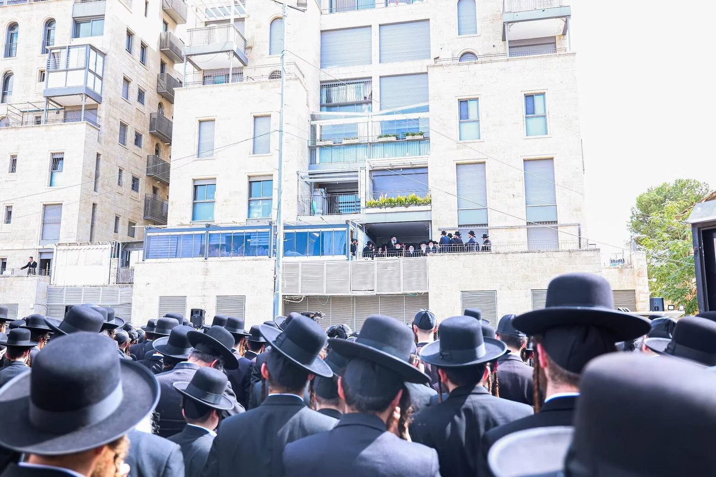 האדמו"ר מגור בהלווייה השבוע