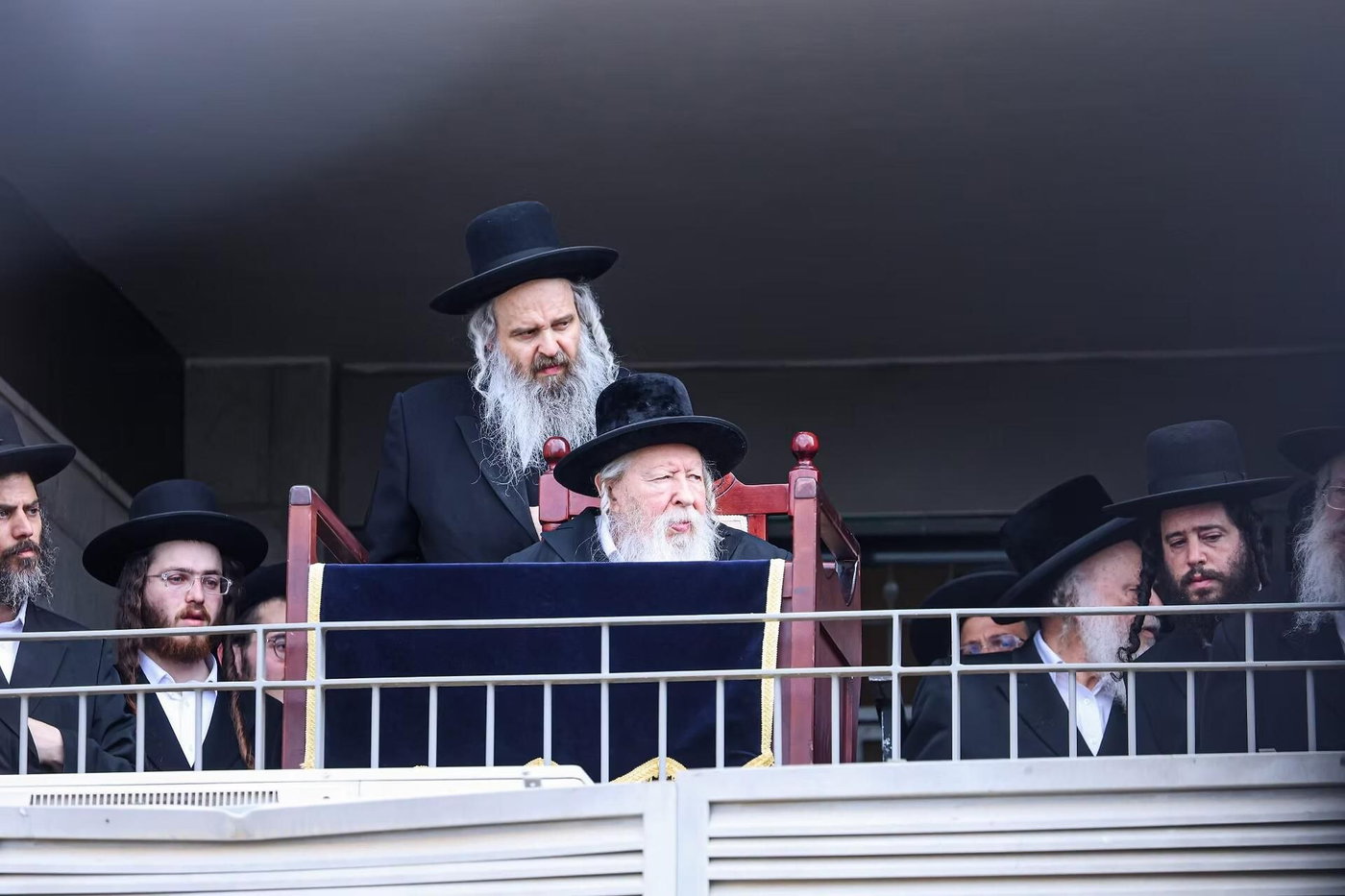 האדמו"ר מגור בהלווייה השבוע