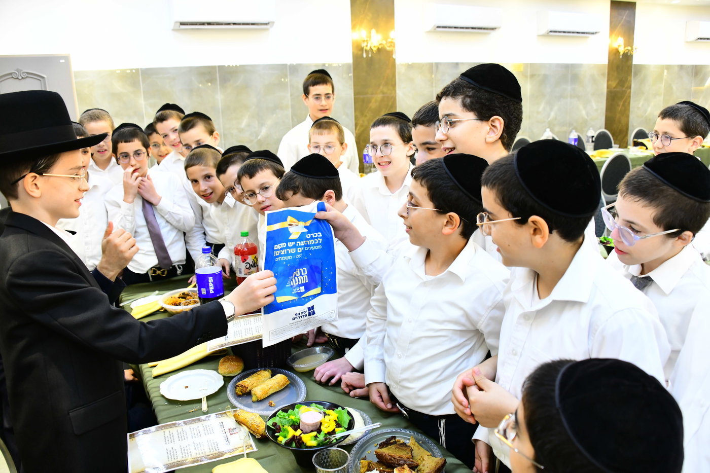 שמחת בר המצווה לנין הגר"מ גריינמן