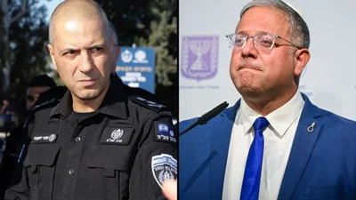 מימין בן גביר, משמאל קובי יעקובי