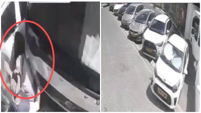 נס בלתי נתפס: המשאית איבדה שליטה והעיפה אם ובתה לתוך חנות