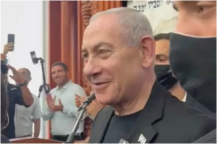 בחורי הישיבה שרו בלהט "ואינקמה מפלסטין יימח שמם"; כך נתניהו הגיב