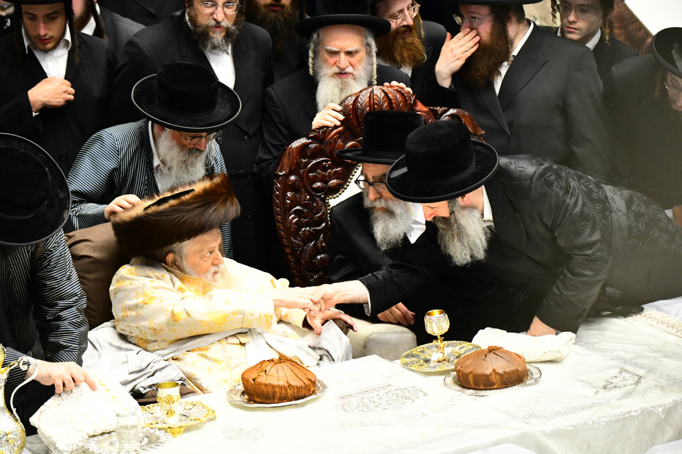 האדמו"ר מויז'ניץ מאנסי בתולדות אברהם יצחק