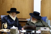 האחים האדמו"רים מתולדות אברהם יצחק ותולדות אהרן בביקור