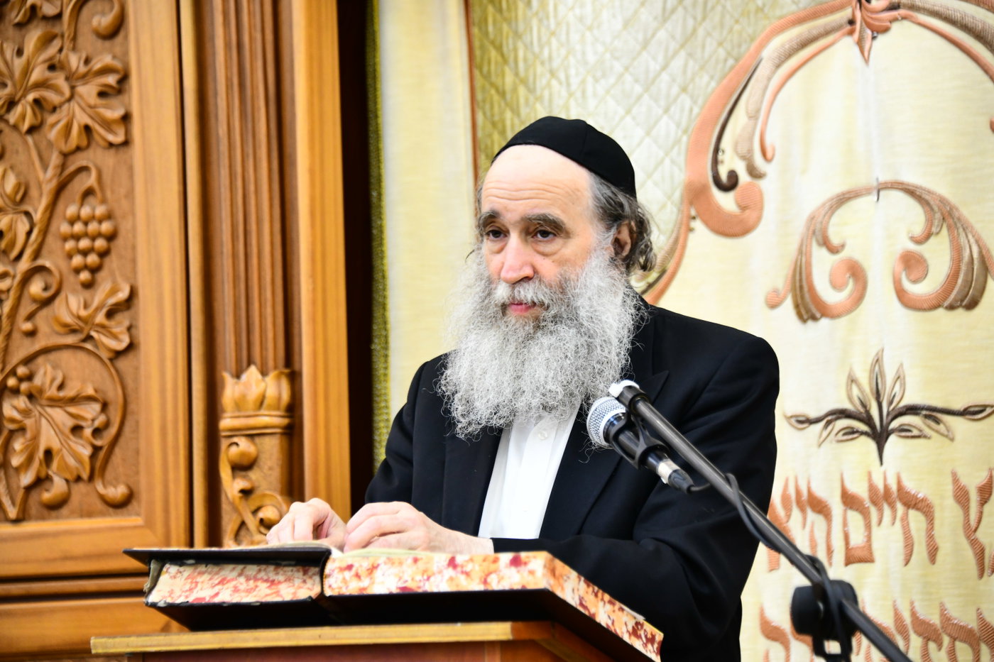 הגר"א גרבוז בישיבת 'עץ חיים' באבוב